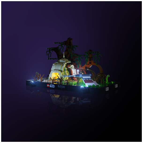 LMB 2.0 Light Kit for LEGO Dagobah Jedi Training Diorama #75330