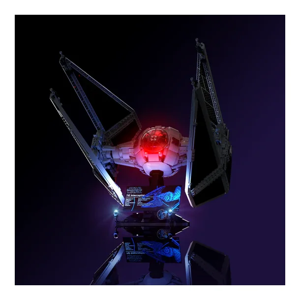 LMB 2.0 Light Kit For Star Wars TIE Interceptor #75382