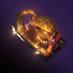 LMB 2.0 Light Kit for Star Mos Espa Podrace Diorama #75380