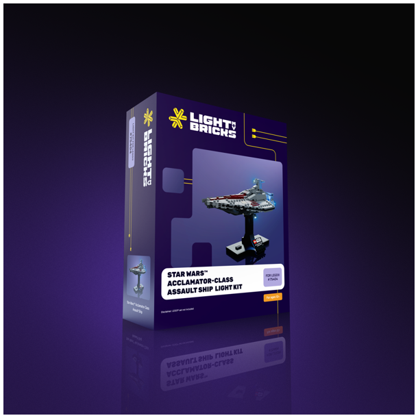 LMB 2.0 Light Kit for LEGO Acclamator-Class Assault Ship #75404