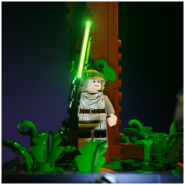 LMB 2.0 Light Kit for LEGO Endor Speeder Chase Diorama #75353