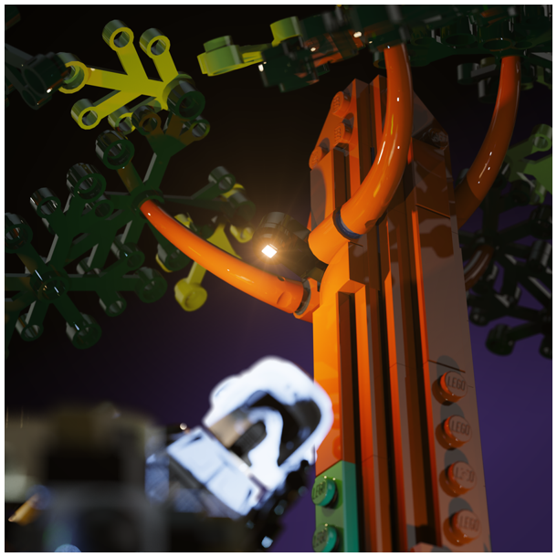 LMB 2.0 Light Kit for LEGO Endor Speeder Chase Diorama #75353