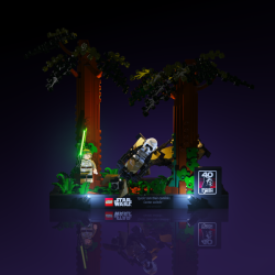 LMB 2.0 Light Kit for LEGO Endor Speeder Chase Diorama #75353