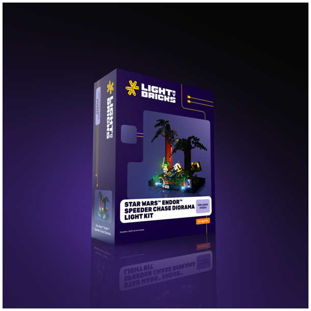LMB 2.0 Light Kit for LEGO Endor Speeder Chase Diorama #75353
