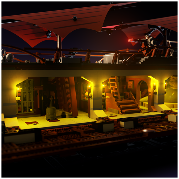 LMB 2.0 Light Kit for LEGO Jabba's Sail Barge #75397