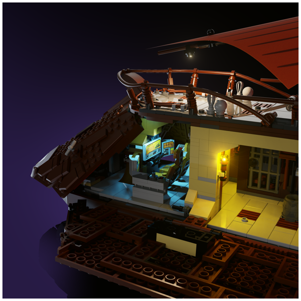 LMB 2.0 Light Kit for LEGO Jabba's Sail Barge #75397