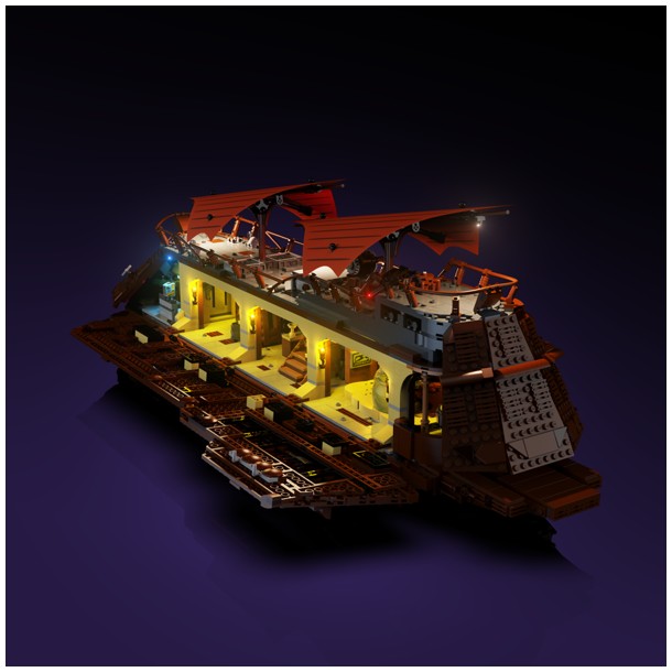 LMB 2.0 Light Kit for LEGO Jabba's Sail Barge #75397