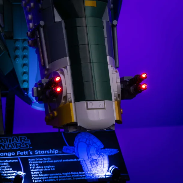 LMB 2.0 Light Kit for LEGO UCS Jango Fetts Firespray-Class Starship #75409