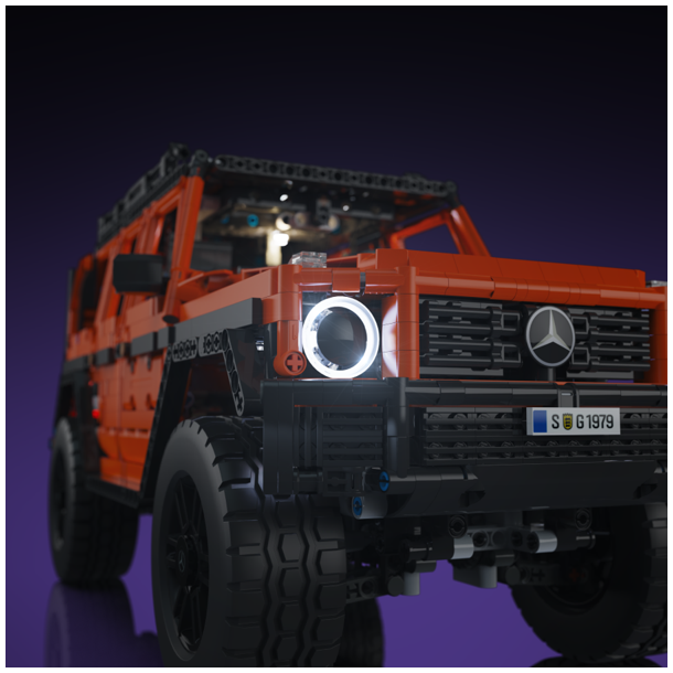 LMB 2.0 Light Kit for LEGO Mercedes-Benz G 500 Professional Line #42177