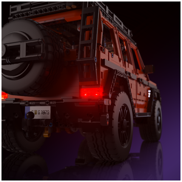 LMB 2.0 Light Kit for LEGO Mercedes-Benz G 500 Professional Line #42177