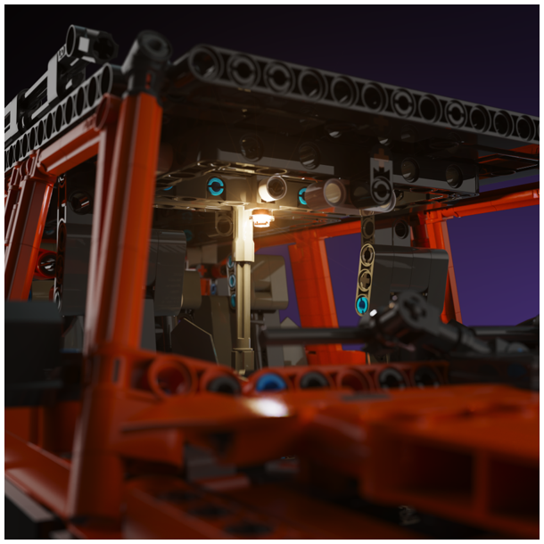 LMB 2.0 Light Kit for LEGO Mercedes-Benz G 500 Professional Line #42177