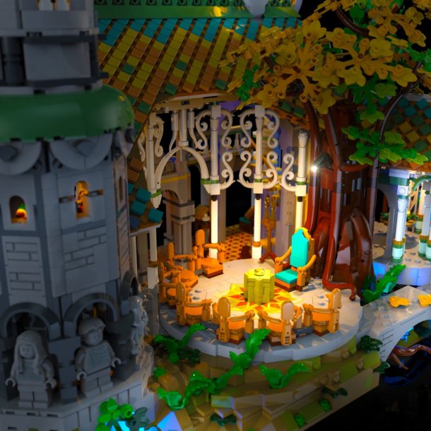 LMB 2.0 Light Kit for LEGO Lord of the Rings - Rivendell Light Kit for #10316