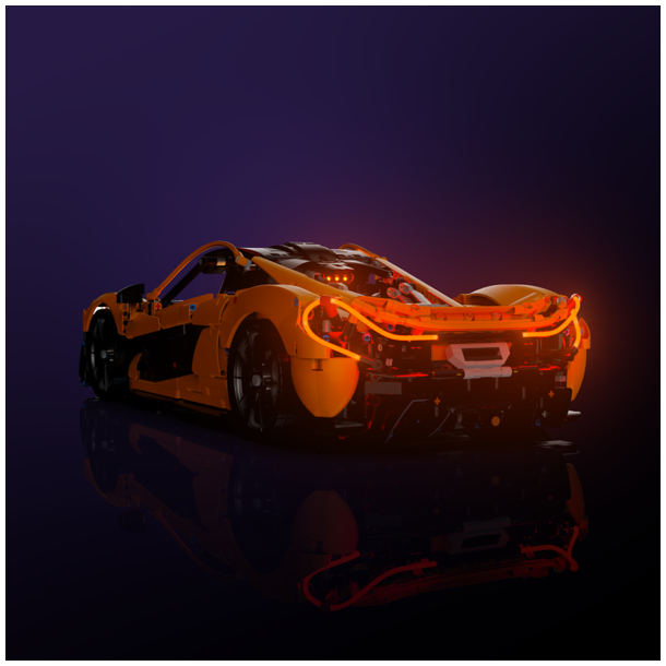 LMB 2.0 Light Kit for LEGO McLaren P1 Supercar #42172