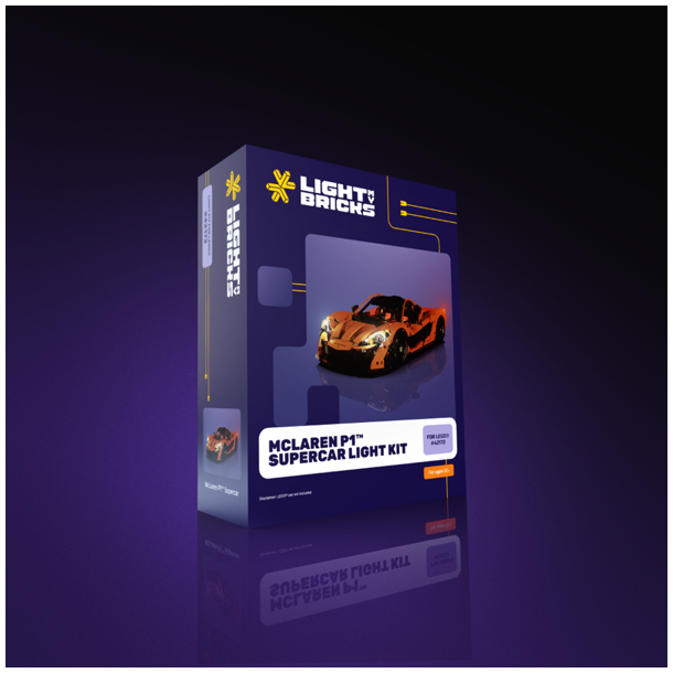 LMB 2.0 Light Kit for LEGO McLaren P1 Supercar #42172