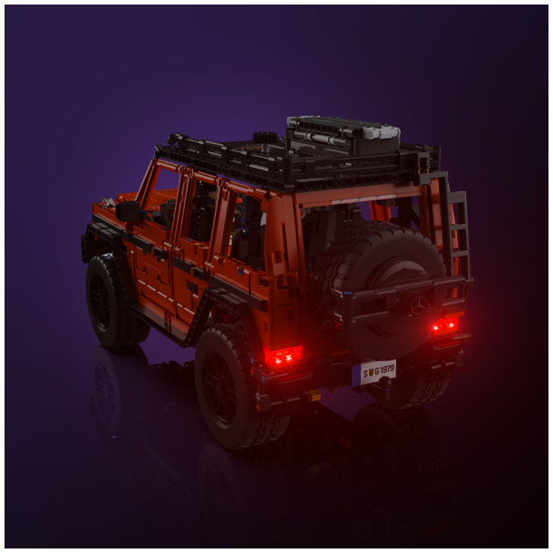 LMB 2.0 Light Kit for LEGO Mercedes-Benz G 500 Professional Line #42177