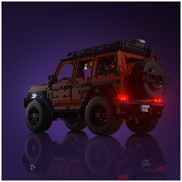 LMB 2.0 Light Kit for LEGO Mercedes-Benz G 500 Professional Line #42177