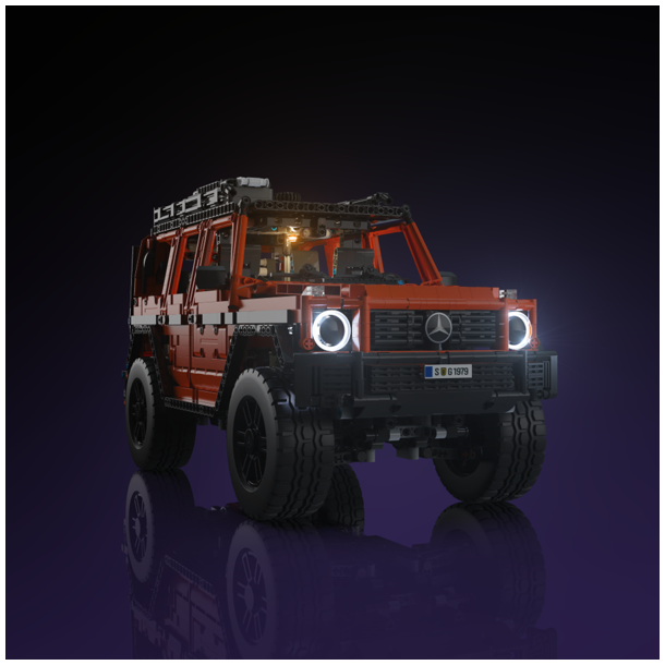 LMB 2.0 Light Kit for LEGO Mercedes-Benz G 500 Professional Line #42177
