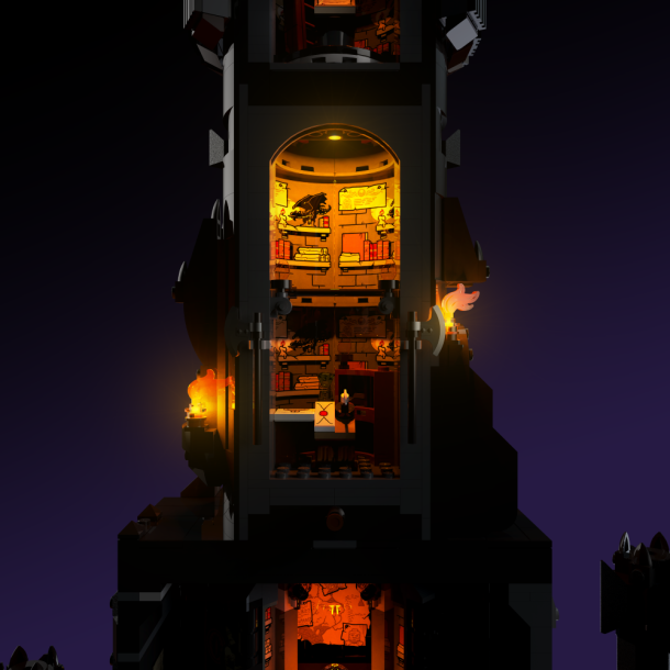 LMB 2.0 Light Kit for LEGO The Lord of the Rings: Barad-dur #10333