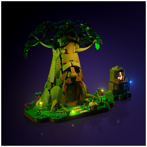 LMB 2.0 Light Kit for LEGO Great Deku Tree 2-in-1 (77092)