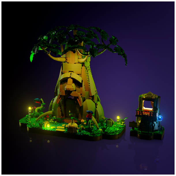 LMB 2.0 Light Kit for LEGO Great Deku Tree 2-in-1 (77092)