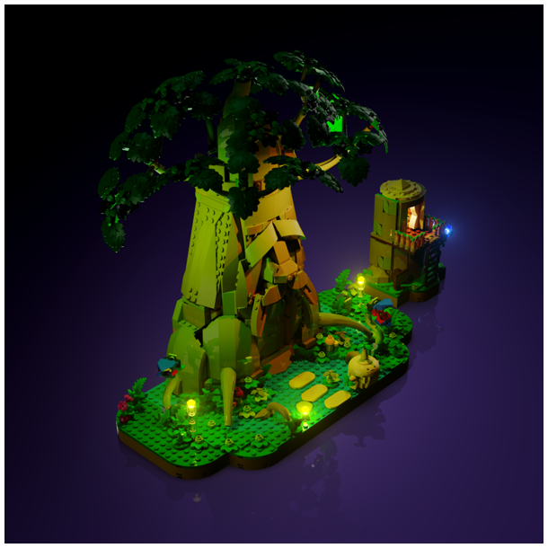 LMB 2.0 Light Kit for LEGO Great Deku Tree 2-in-1 (77092)
