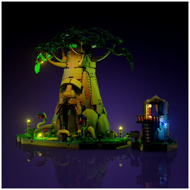 LMB 2.0 Light Kit for LEGO Great Deku Tree 2-in-1 (77092)