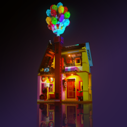 LMB 2.0 Light Kit for LEGO Disney Up House #43217