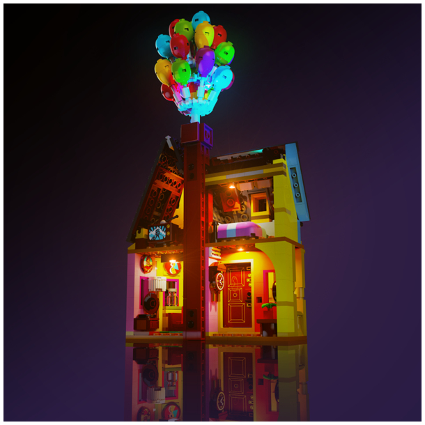 LMB 2.0 Light Kit for LEGO Disney Up House #43217