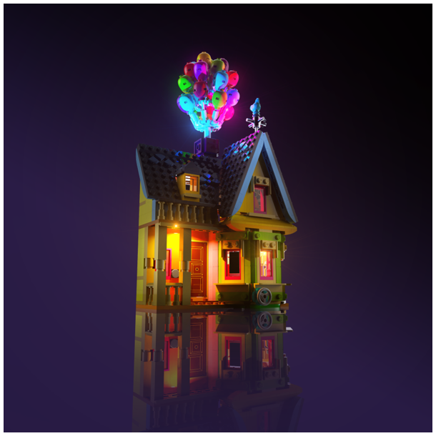 LMB 2.0 Light Kit for LEGO Disney Up House #43217