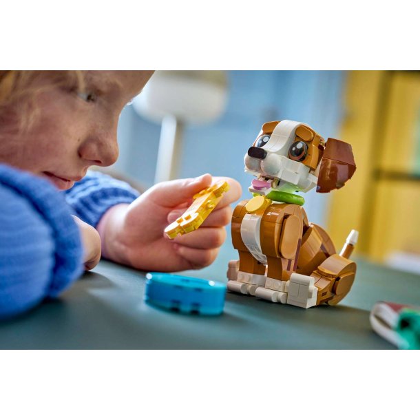 LEGO Creator 3-i-1 - �de dyr: Legesyg hundehvalp (31382)