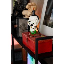 Halloween-kranie med lys (40883)