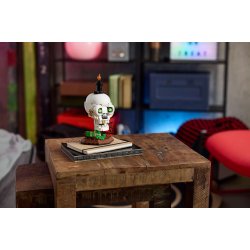 Halloween-kranie med lys (40883)