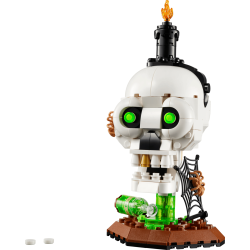 Halloween-kranie med lys (40883)