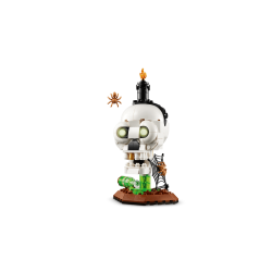 Halloween-kranie med lys (40883)