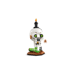 Halloween-kranie med lys (40883)
