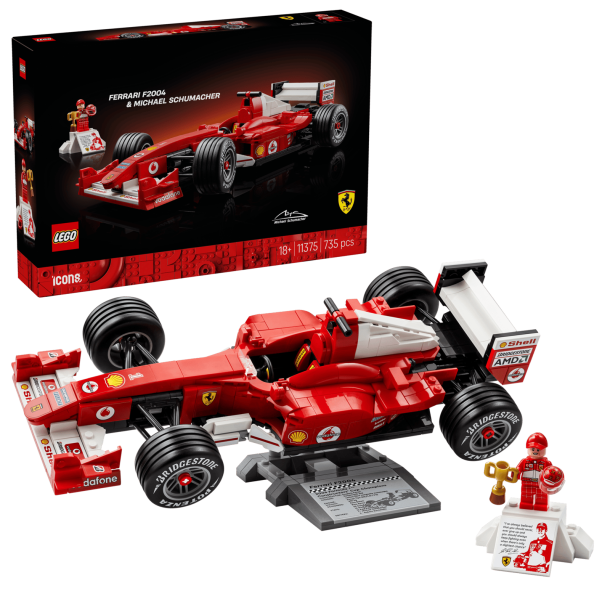 Ferrari F2004 og Michael Schumacher (11375)