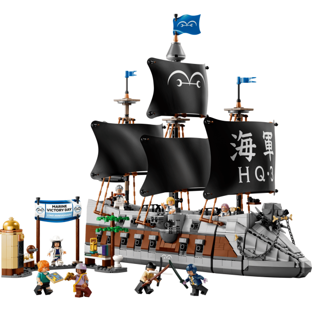 LEGO ONE PIECE - Garps Marine-slagskib (75646)