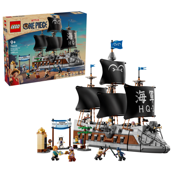 LEGO ONE PIECE - Garps Marine-slagskib (75646)_boxprod