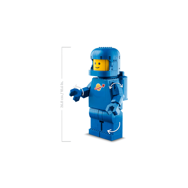 Opskaleret bl� astronautminifigur (40921)