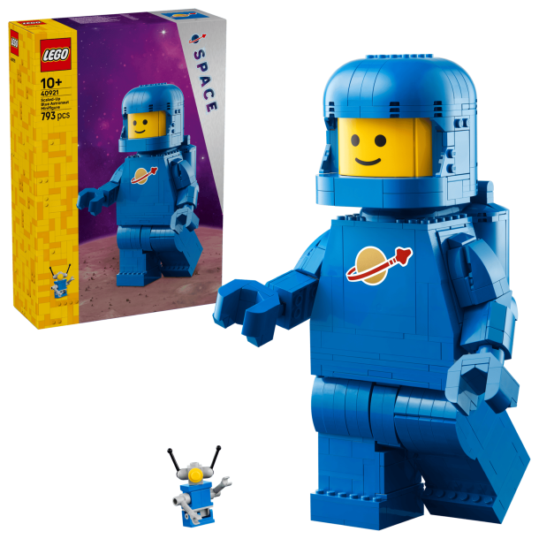 Opskaleret bl� astronautminifigur (40921)