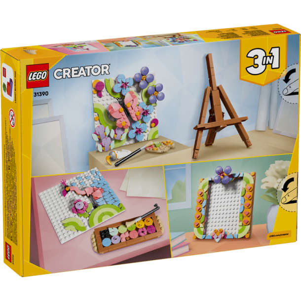 Blomsterpynt: Kunstmaleri (31390)