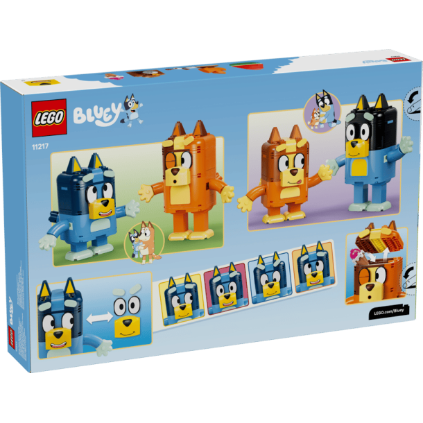 Klodsbygget Bluey-familie (11217)