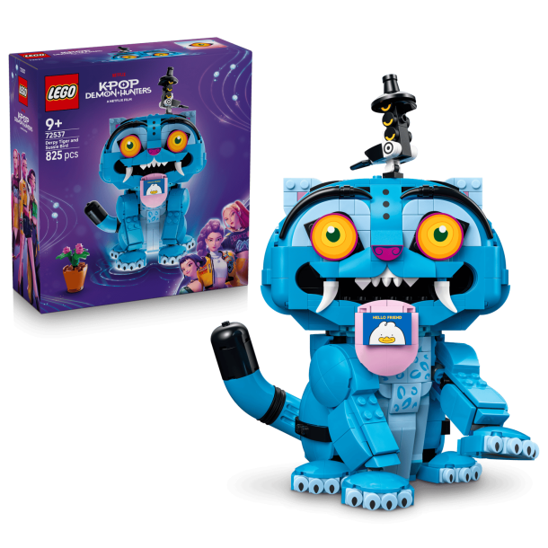 LEGO KPop Demon Hunters - Tigeren Derpy og fuglen Sussie (72537)_boxprod