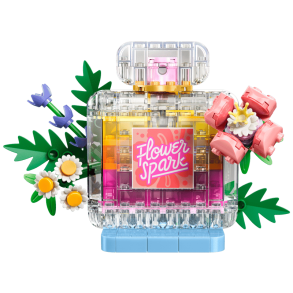 Blomsterpynt: Parfumeflaske (31383)