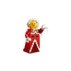 Opskaleret minifigur af julemandens kone (40875)