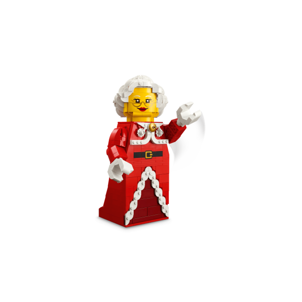 Opskaleret minifigur af julemandens kone (40875)