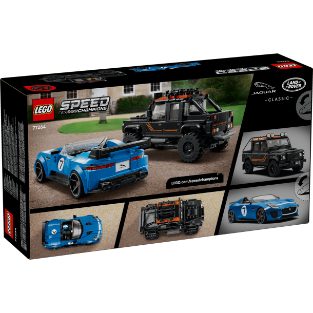 LEGO Speed Champions - Jaguar Project 7 og Land Rover Defender (77264)_boxback