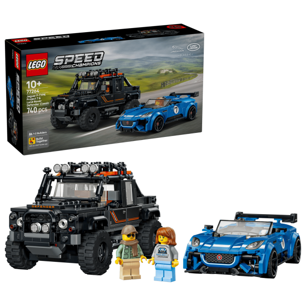 LEGO Speed Champions - Jaguar Project 7 og Land Rover Defender (77264)_boxprod