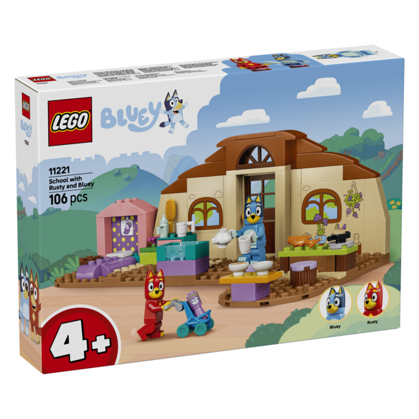 Skole med Rusty og Bluey (11221)