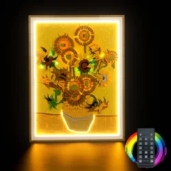 Lyskit til #31215 Vincent van Gogh Solsikker - REMOTE CONTROLLED (GC979)